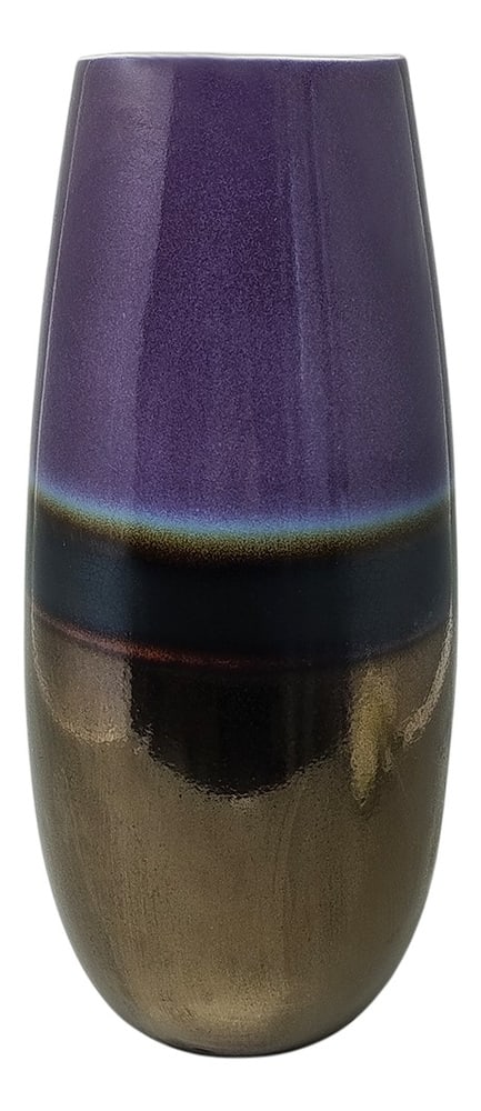 Space Age Vase by Brambilla, Italy, 1970s: 1970s Space age vase in ceramic by Brambilla. Made in Italy, It's in excellent conditiondiam 5,90" x 14,37" H inchesdiam cm 15 x cm 36,5 H Country of Manufacture: Italy Design Period: 1970 to 1979