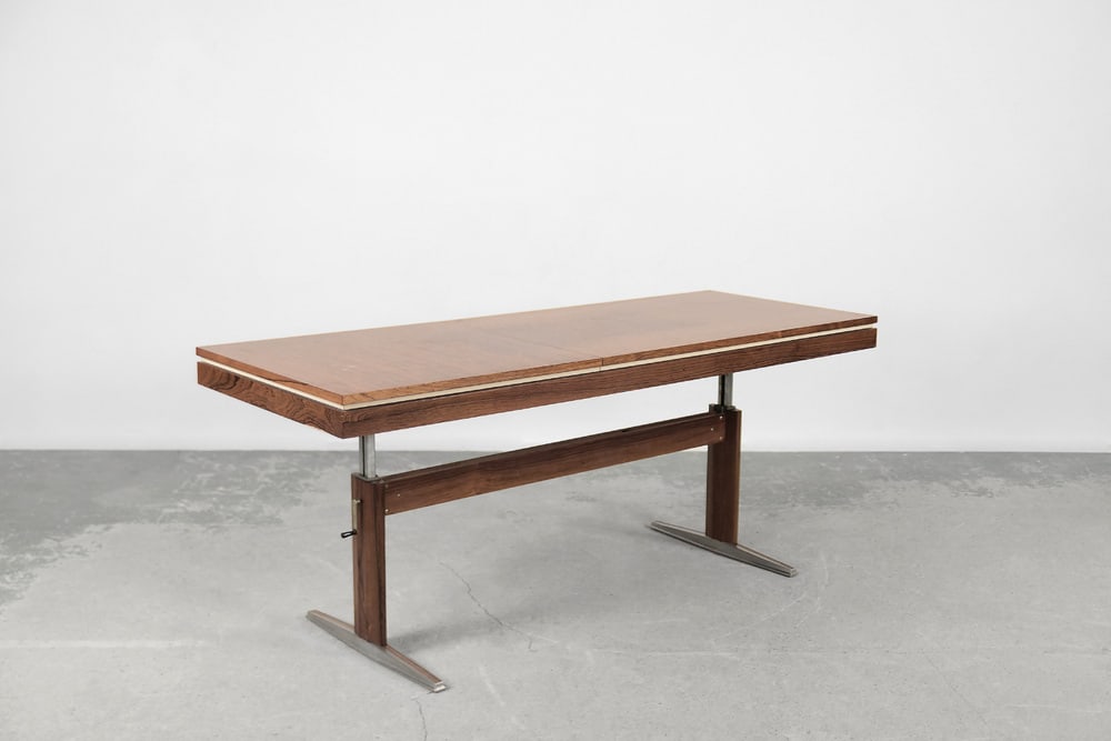 German Rosewood Adjustable Table from E.M.U, 1960s - 5
