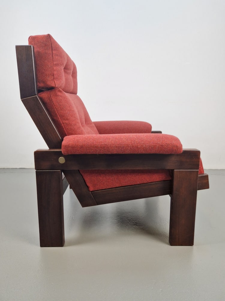 Wengé Lounge Chair by Martin Visser for T Spectrum - 13