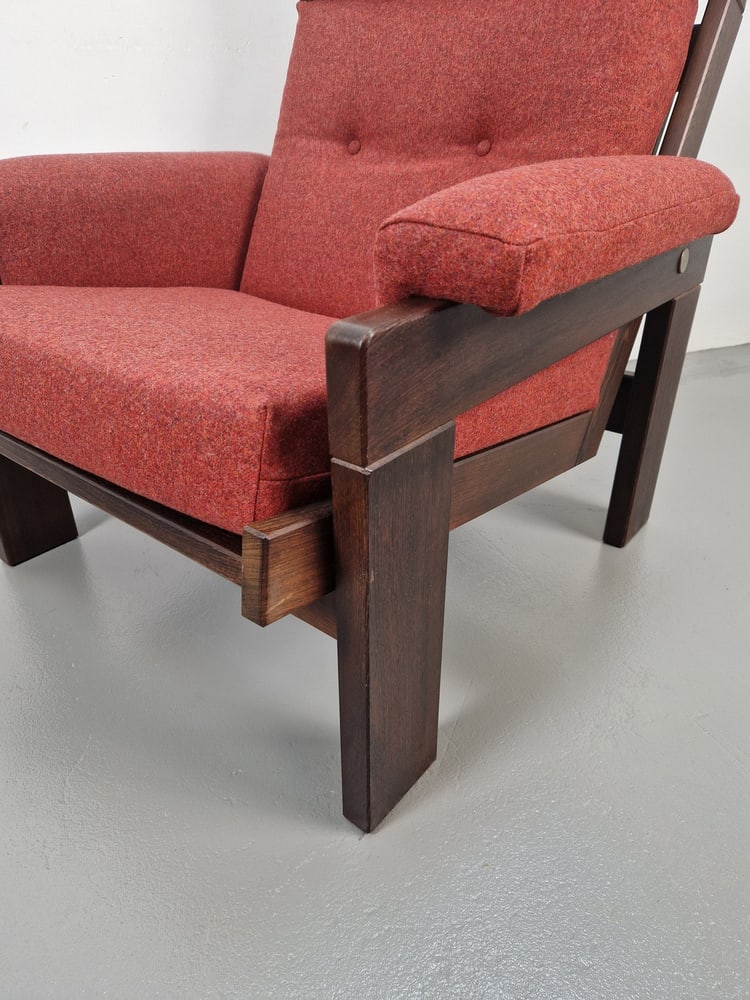 Wengé Lounge Chair by Martin Visser for T Spectrum - 3