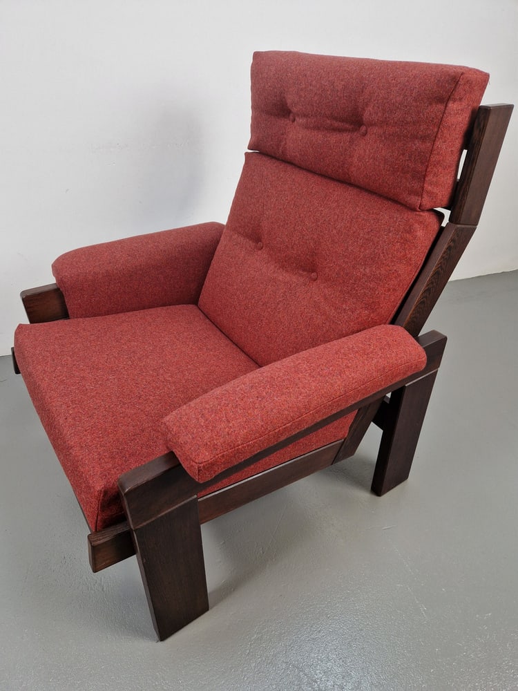 Wengé Lounge Chair by Martin Visser for T Spectrum - 4