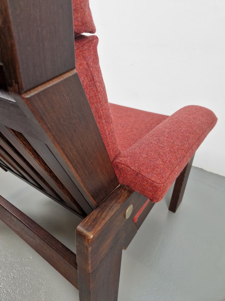 Wengé Lounge Chair by Martin Visser for T Spectrum - 6