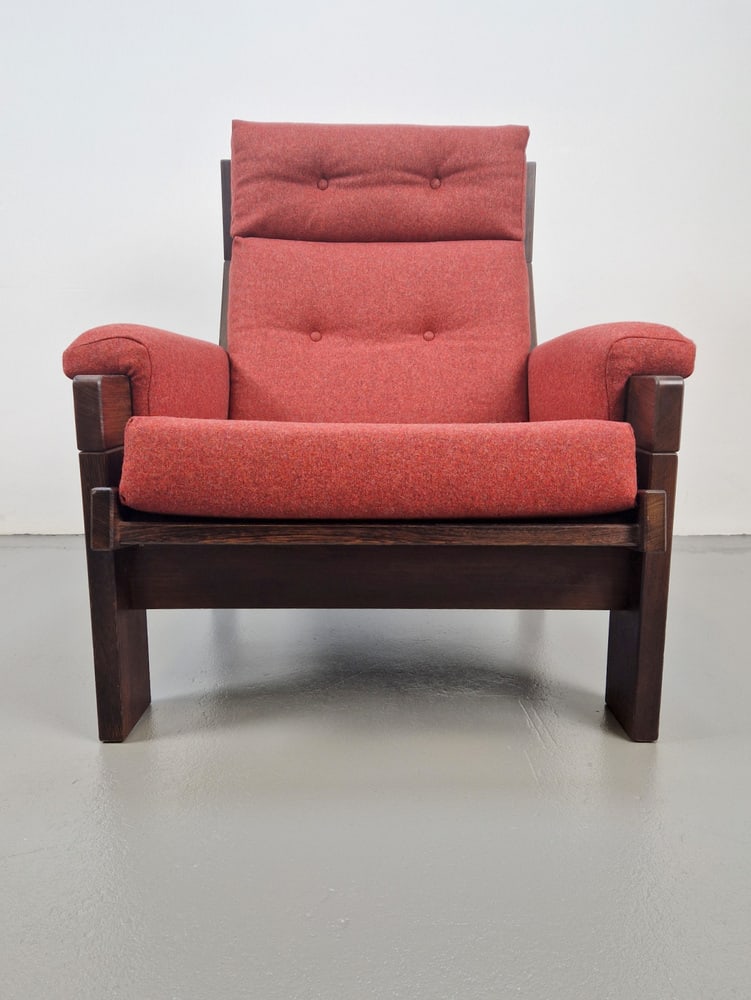 Wengé Lounge Chair by Martin Visser for T Spectrum - 9