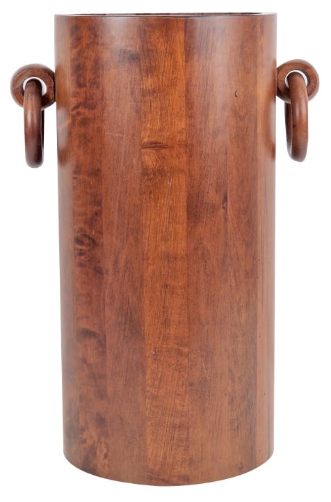 Vintage Wooden Cylinder Umbrella Stand, 1960s (1 of 10)