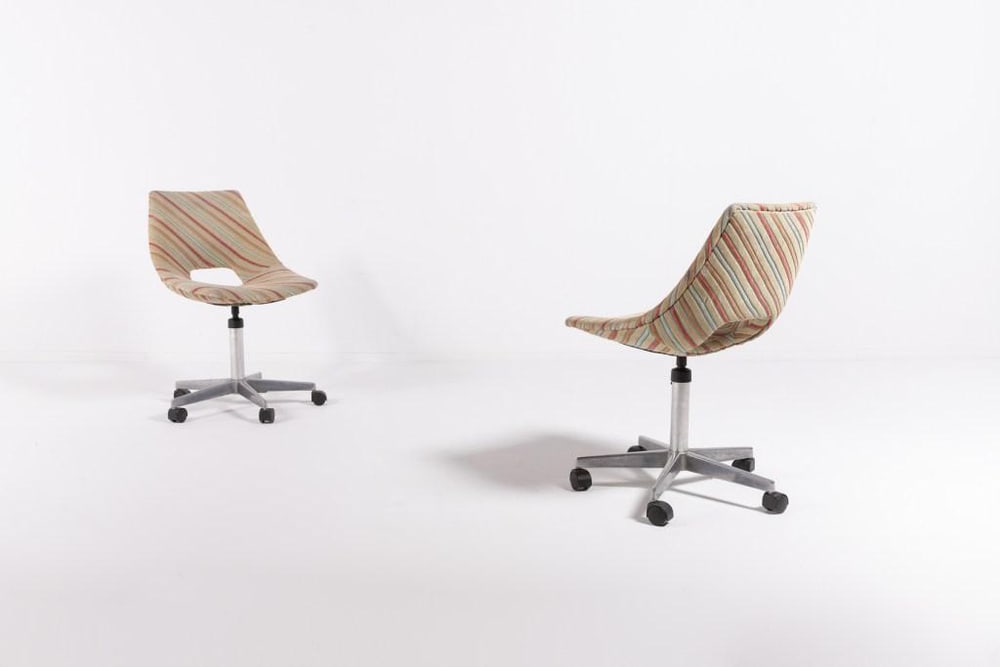 Desk Chairs by Bozzi for Saporiti, 1970s, Set of 2 - 3