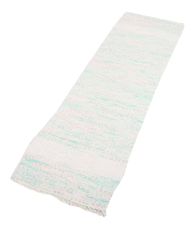 Scandinavian Hand Woven Recycled Fabric Rug (1 of 7)
