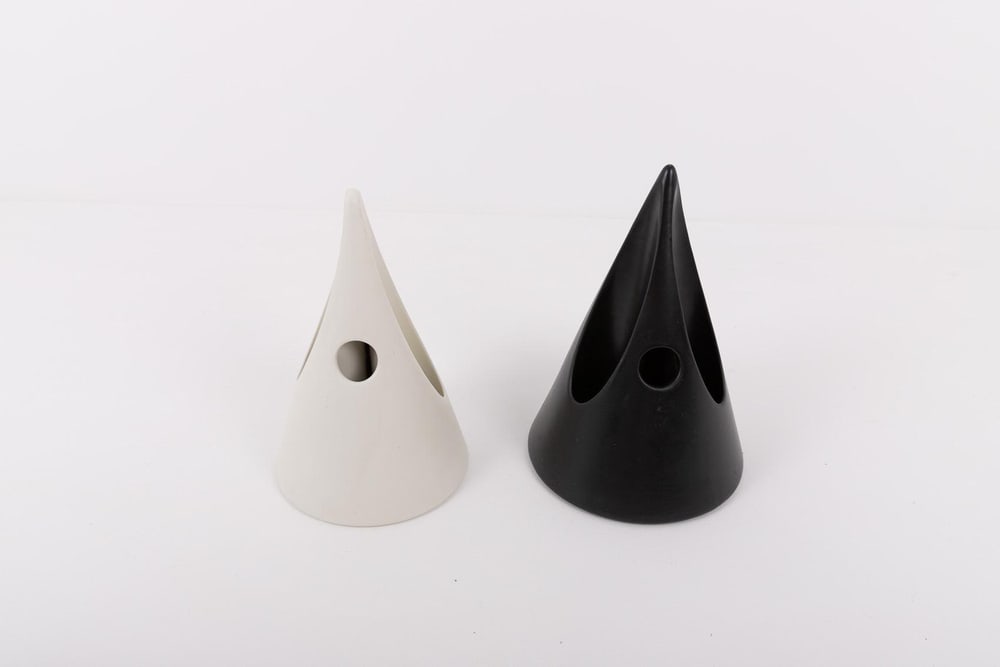 Italian Postmodern Ceramic Vases, Set of 2 - 2