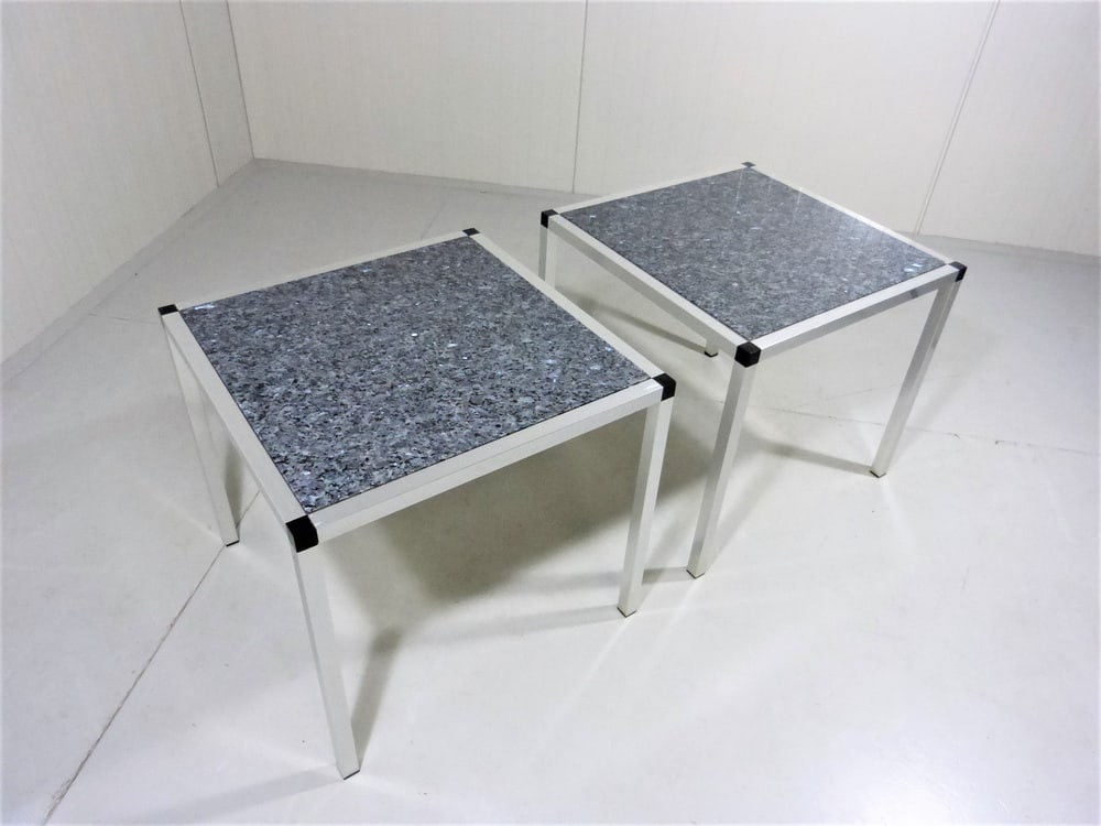 Granite Side Tables, 1970s, Set of 2 - 10