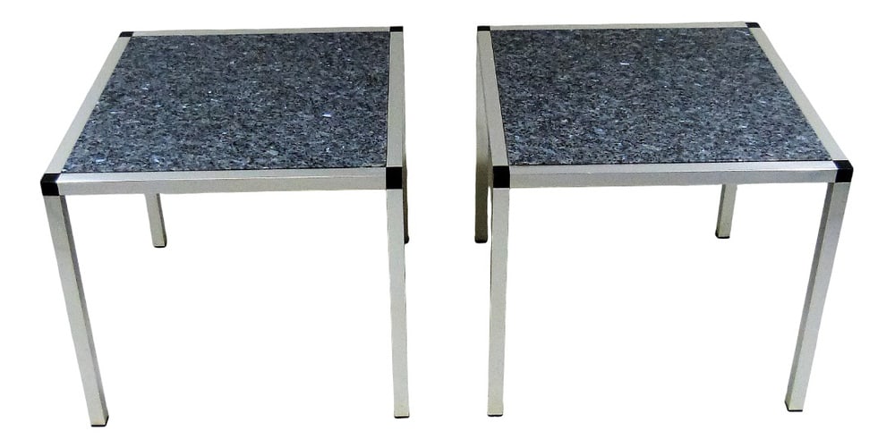 Granite Side Tables, 1970s, Set of 2 (1 of 20)