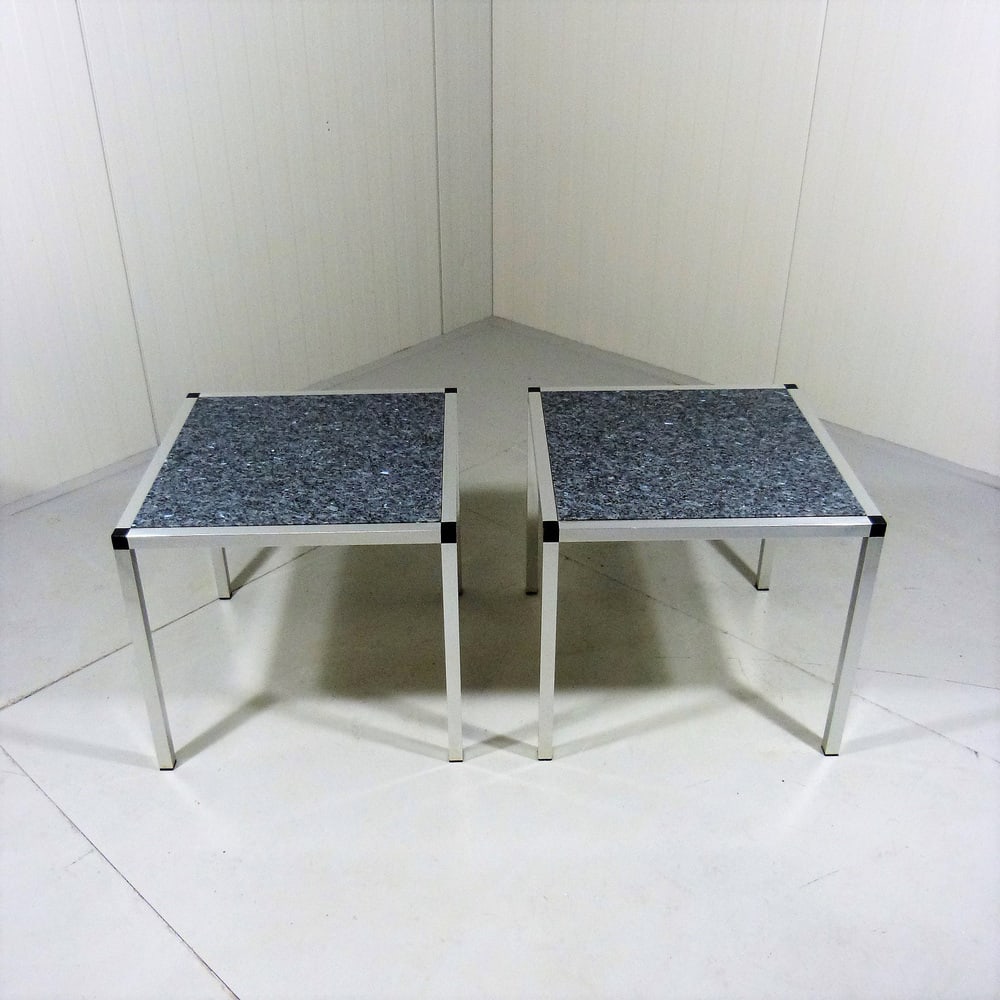 Granite Side Tables, 1970s, Set of 2 - 9