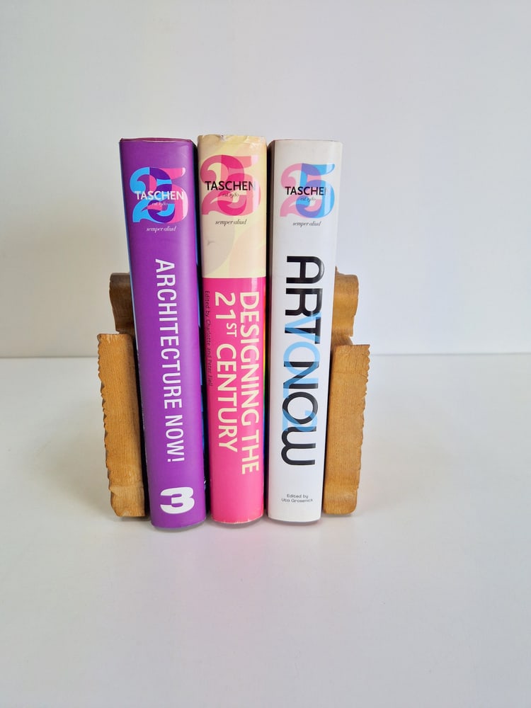 Vintage Wood Bird Handmade Bookends, Set of 2 - 7