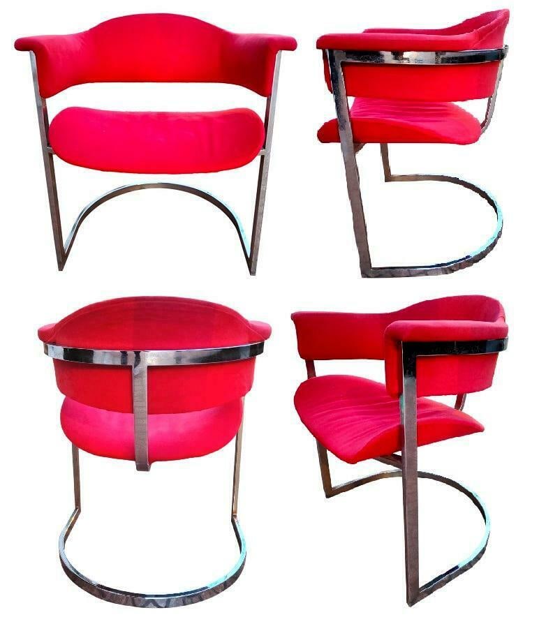 Chairs by V. ntroini for Mario Sabot, Set of 4 - 3