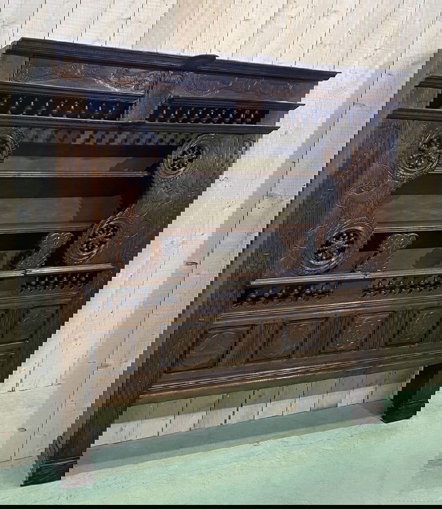 19th Century Oak Wall Unit - 3