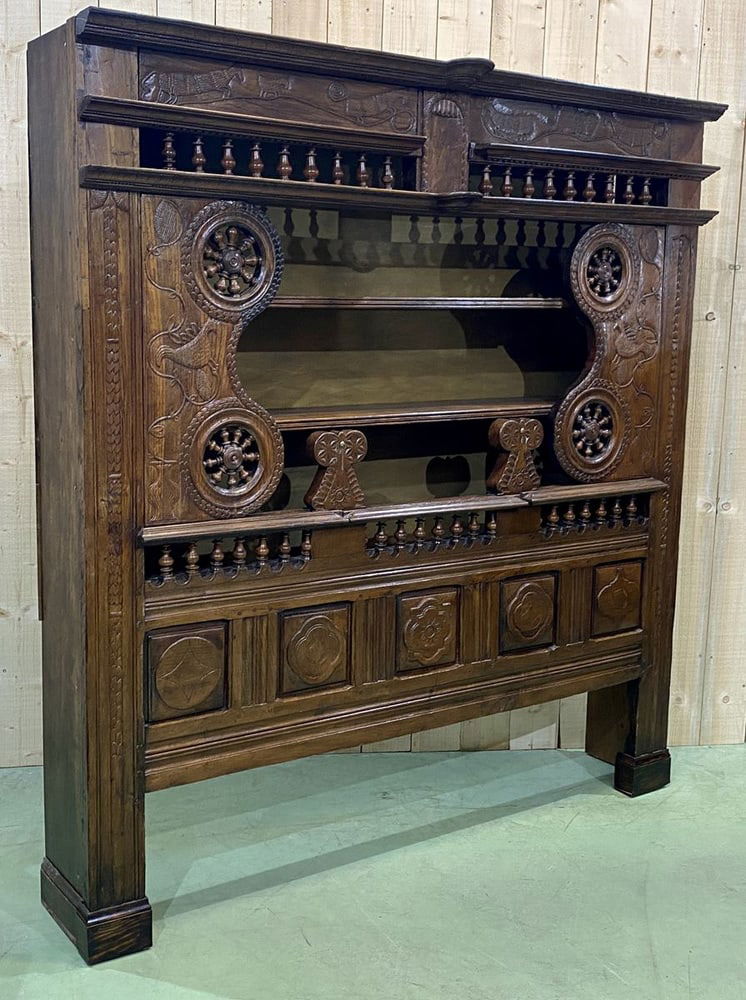 19th Century Oak Wall Unit - 4