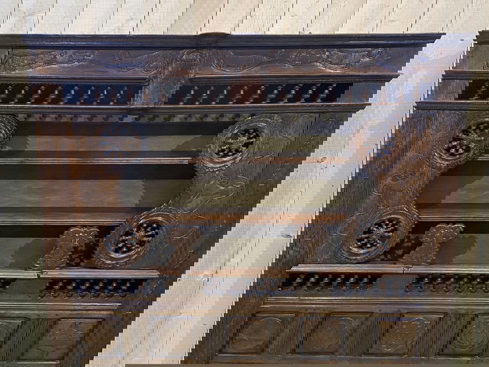 19th Century Oak Wall Unit - 5