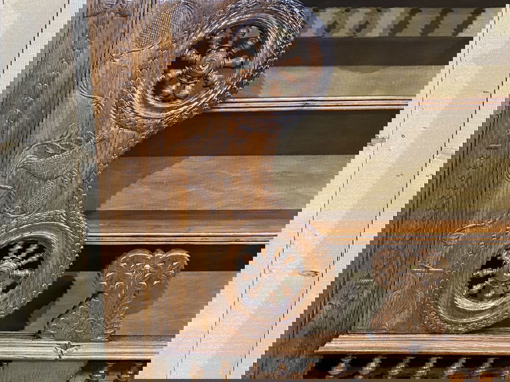 19th Century Oak Wall Unit - 9