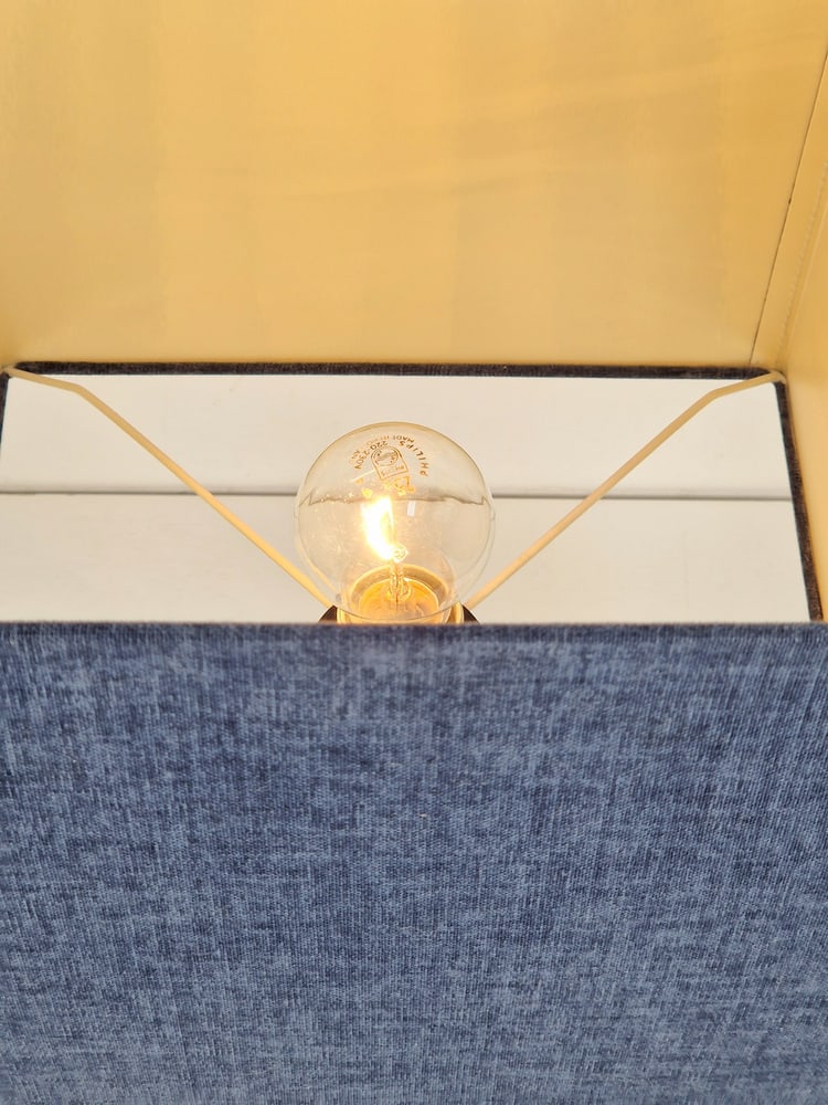 Vintage Carrara Marble Table Lamp, 1960s - 2