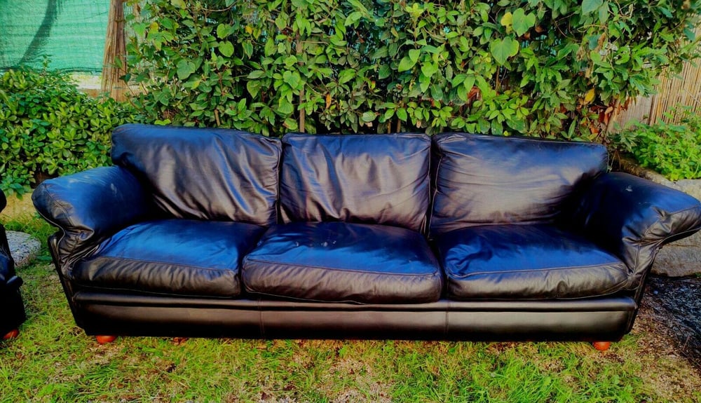 Sofa & Armchairs from Poltrona Frau, Set of 3 - 3