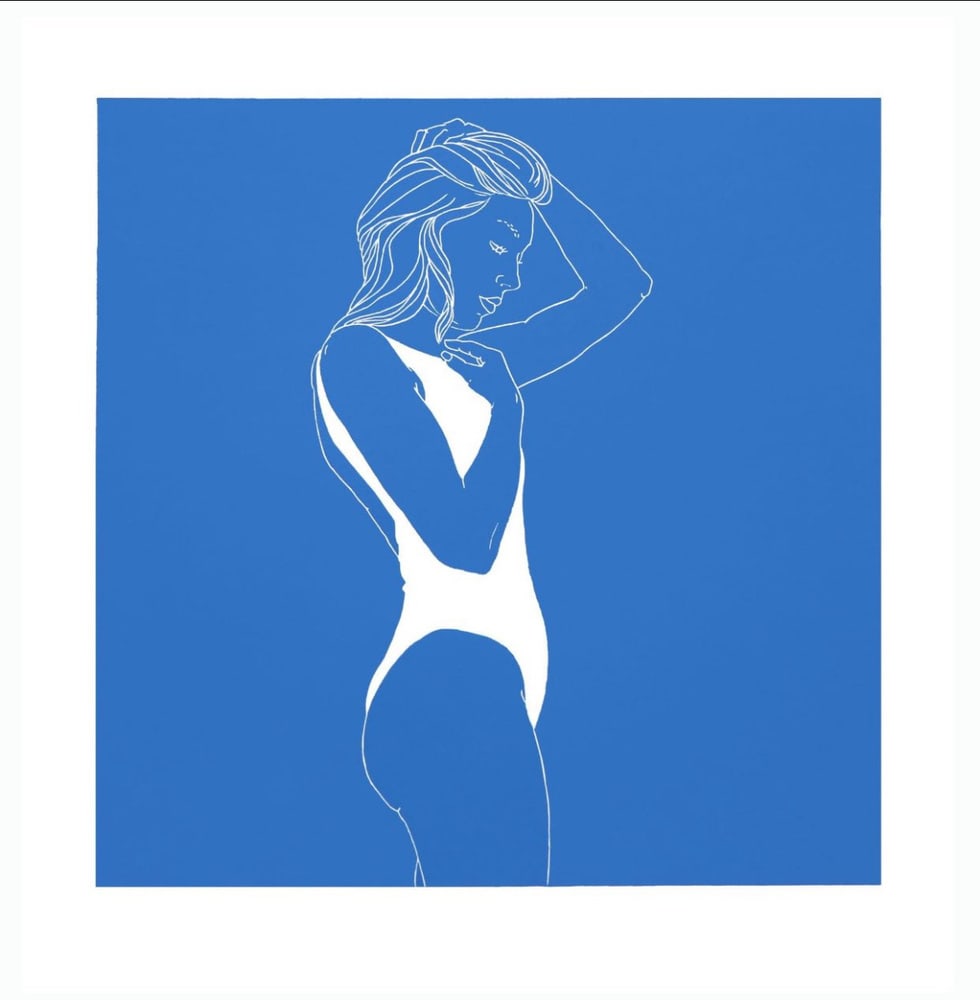 A. Borkowska, A Swimmer, Original Lithograph - 2