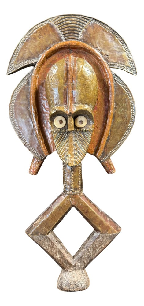 Ancient Kota Reliquary in Gabon, Circa 1950 (1 of 10)