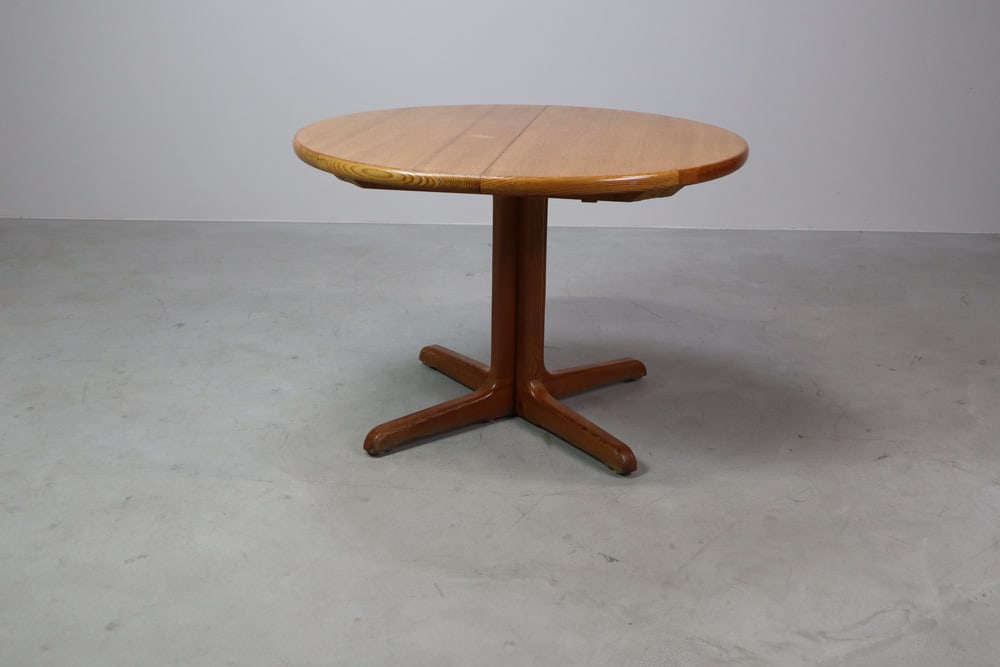 Scandinavian Pine Extendable Dining Table, 1960s - 11