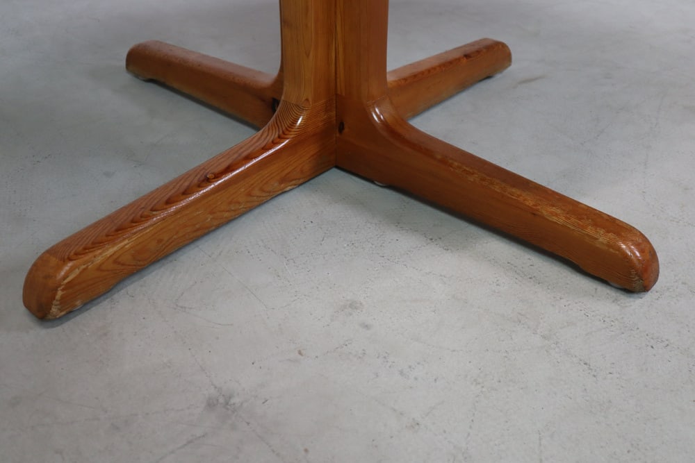 Scandinavian Pine Extendable Dining Table, 1960s - 13