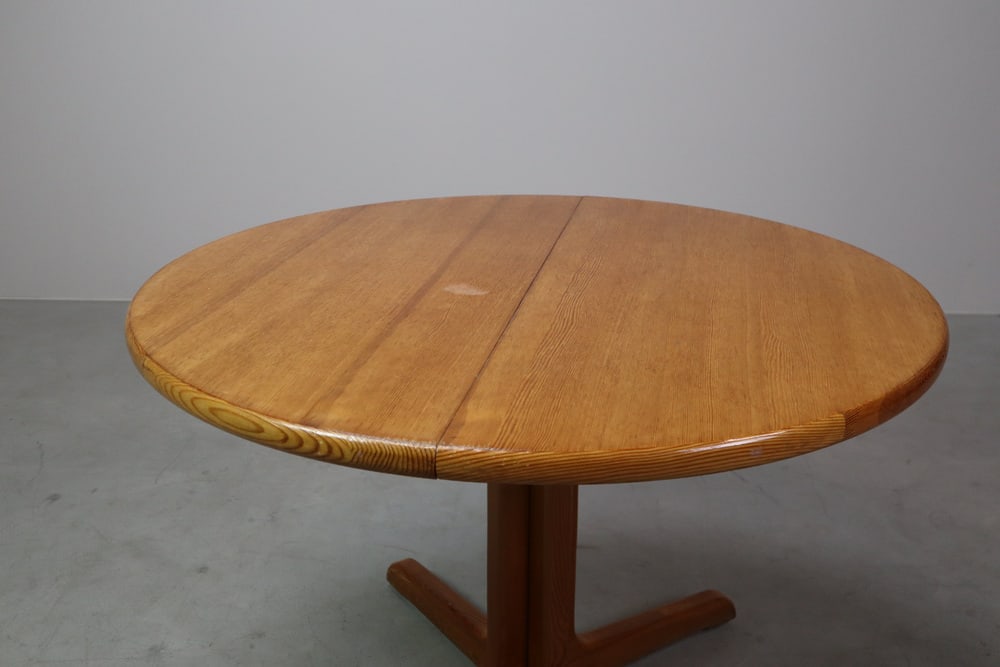 Scandinavian Pine Extendable Dining Table, 1960s - 17