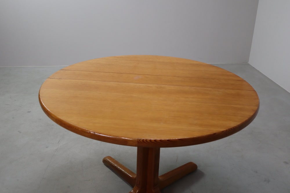 Scandinavian Pine Extendable Dining Table, 1960s - 2