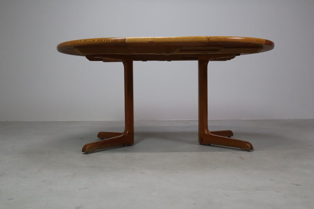Scandinavian Pine Extendable Dining Table, 1960s - 5