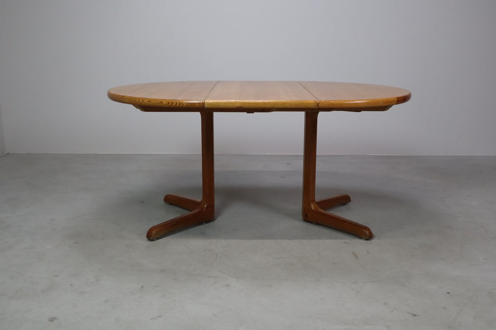 Scandinavian Pine Extendable Dining Table, 1960s - 6