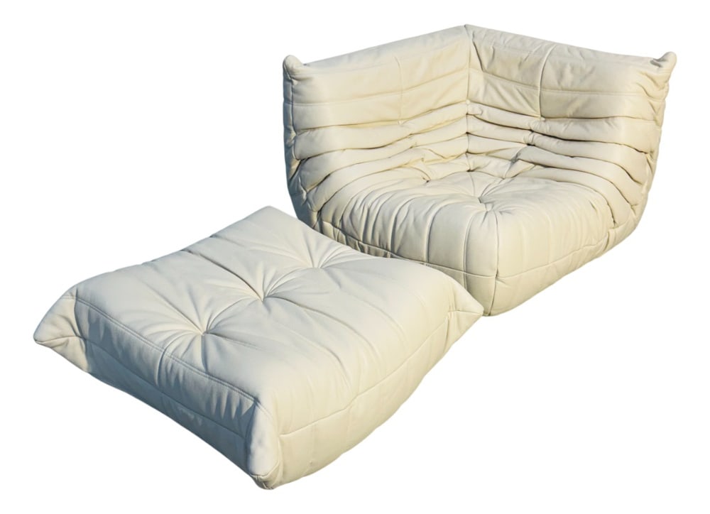 Togo Chair and Ottoman for Ligne Roset, Set of 2 (1 of 12)