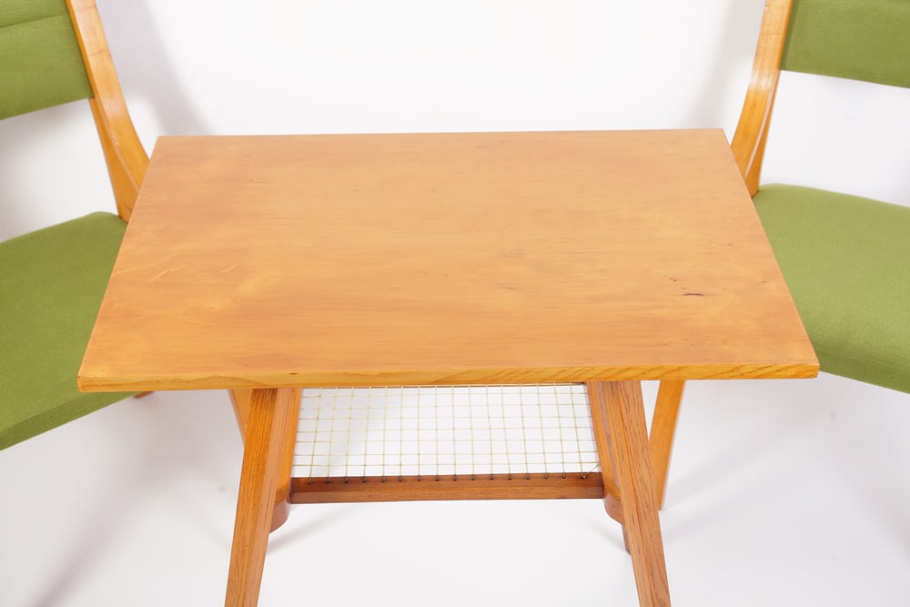 Table & Chairs by Ludvik Volak, 1970s, Set of 3 - 18