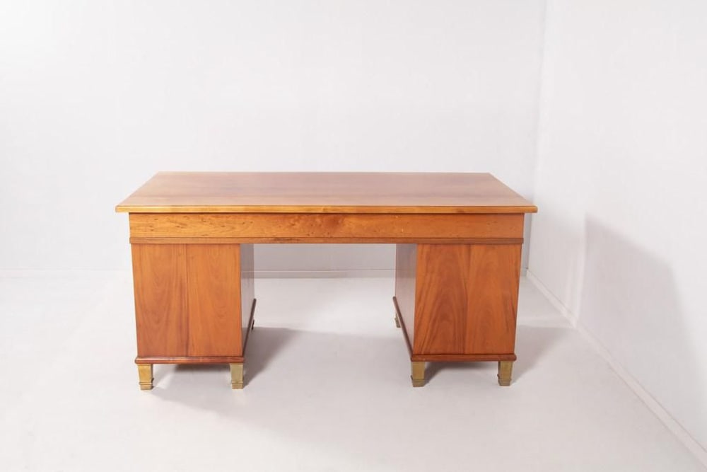 Monumental Danish Modern Executive Desk, 1950s - 18