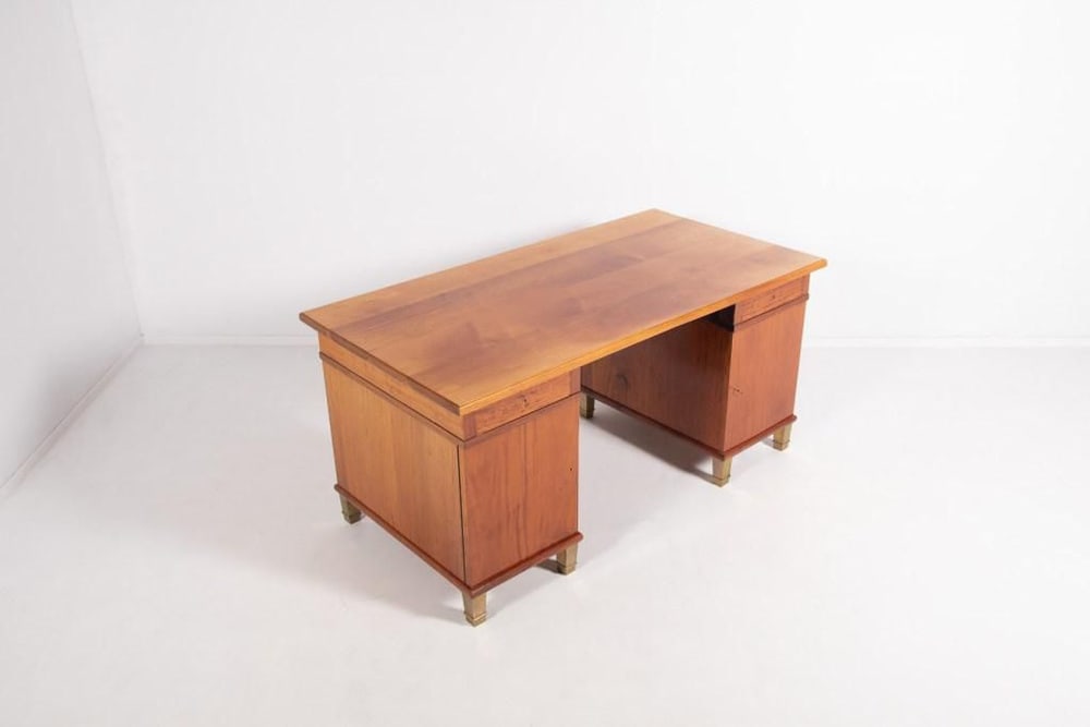 Monumental Danish Modern Executive Desk, 1950s - 2