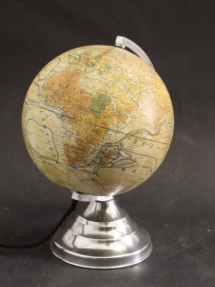 French Illuminated Globe, 1940s - 3