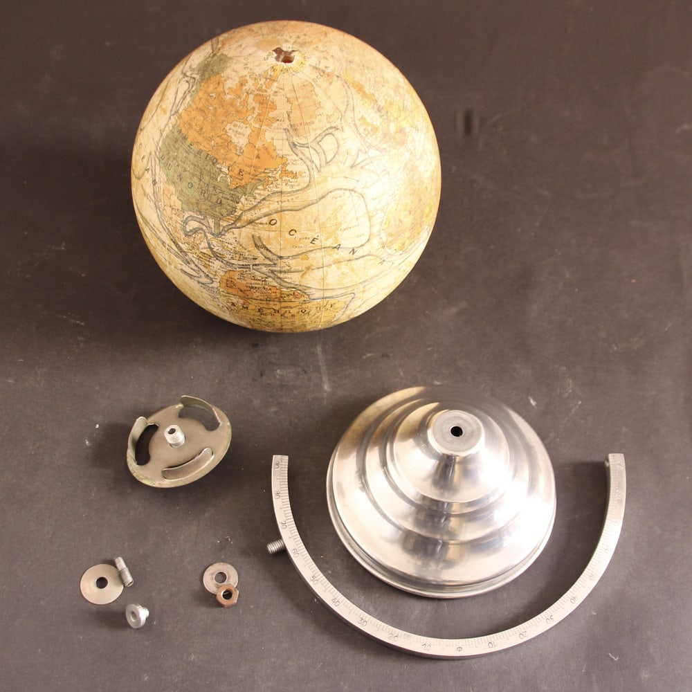 French Illuminated Globe, 1940s - 7