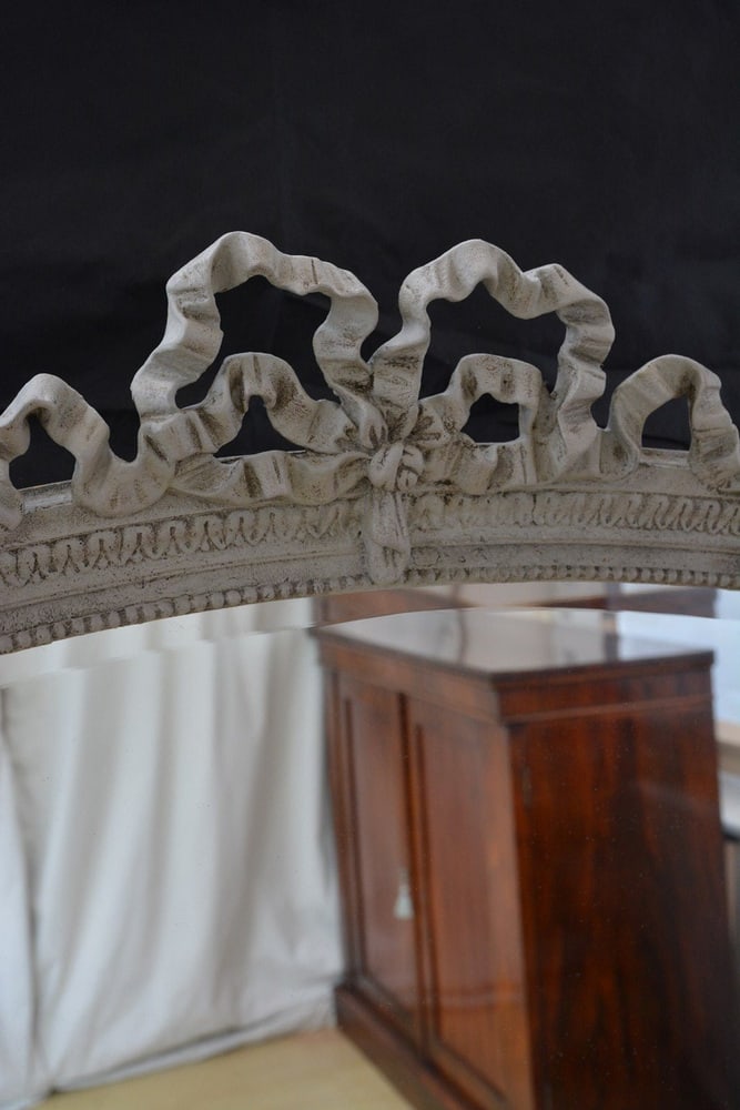 Antique French Painted Wall Mirror, 1900 - 12