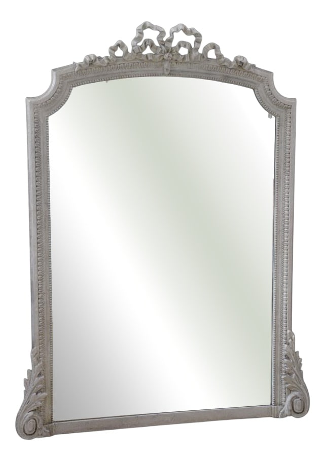 Antique French Painted Wall Mirror, 1900 - 3