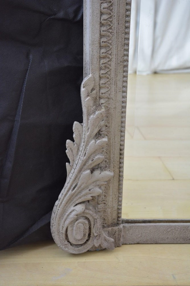 Antique French Painted Wall Mirror, 1900 - 4