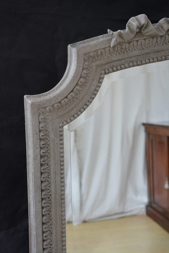 Antique French Painted Wall Mirror, 1900 - 7