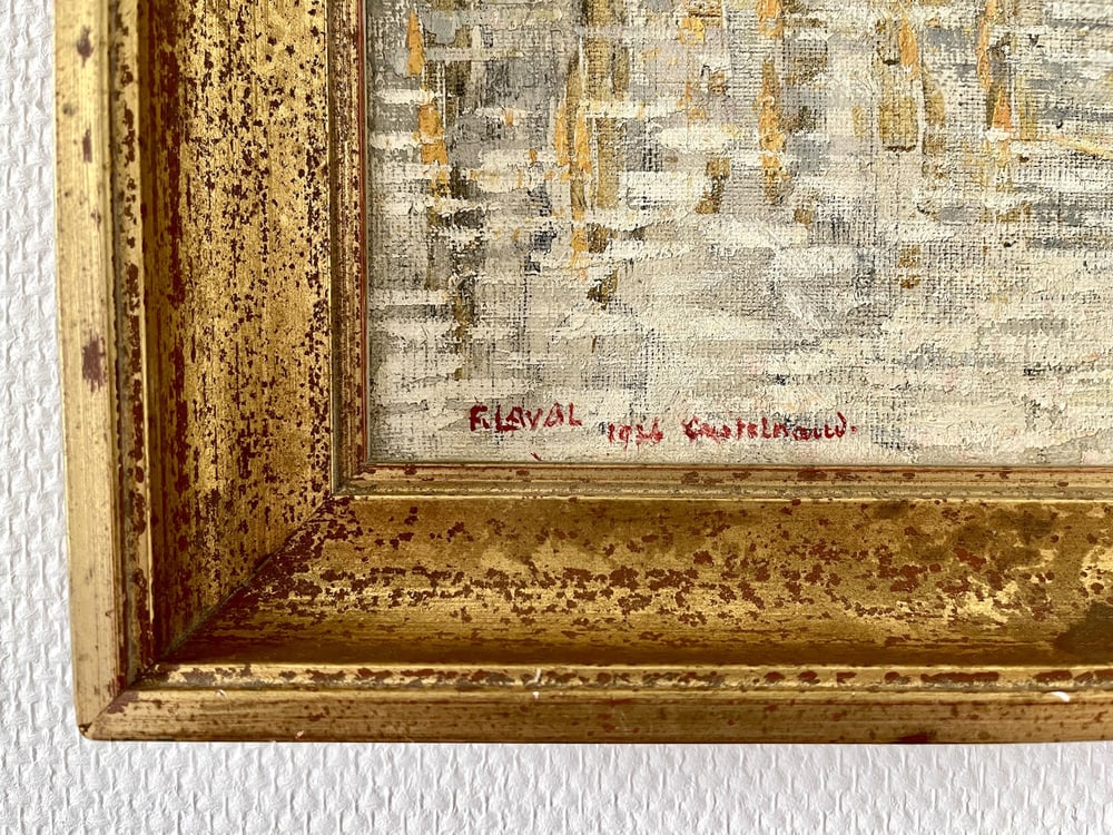 Fernand Laval, Oil on Canvas, Framed - 14