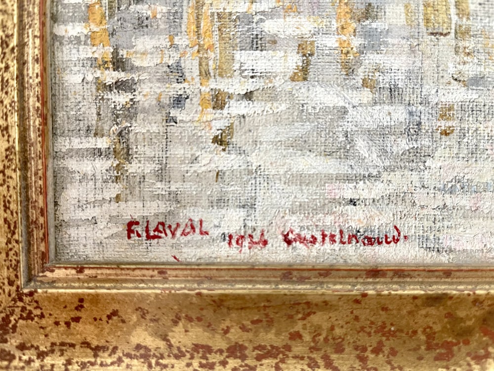 Fernand Laval, Oil on Canvas, Framed - 17