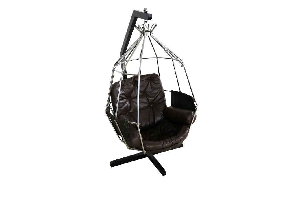 Parrot Chair by Ib Arberg, 1970s: Country of Manufacture: Sweden Design Period: 1970 to 1979 Production Period: 1970 to 1979 Restoration and Damage Details: Light wear consistent with age and use Detailed Condition: Good — This