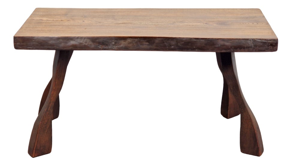 Brutalist Oak Tree Trunk Side Table, 1960s: Vintage brutalist tree trunk sofa side table side table oak mid century 1960Beautiful sofa side table in brutalitic design.Originating from France, beautiful for placing plants on, for example, or as