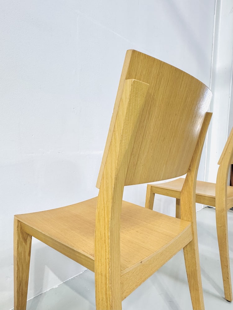 Vintage Beech Dining Chairs, 1980s, Set of 8 - 15