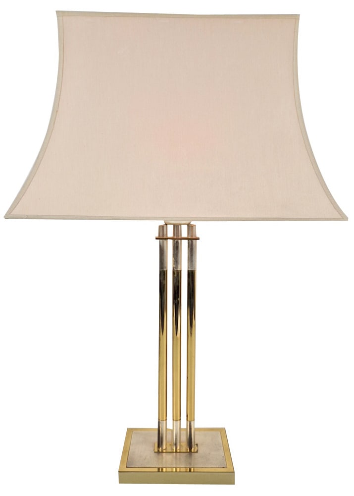 Brass Table Lamp from Deknudt, Belgium, 1978 (1 of 8)