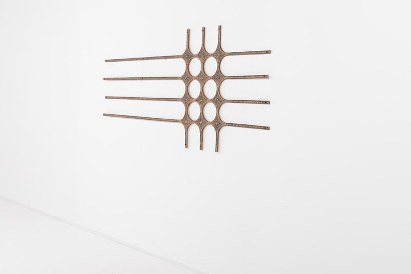 Casted Door Fixture Surface Relief, 1980s - 5