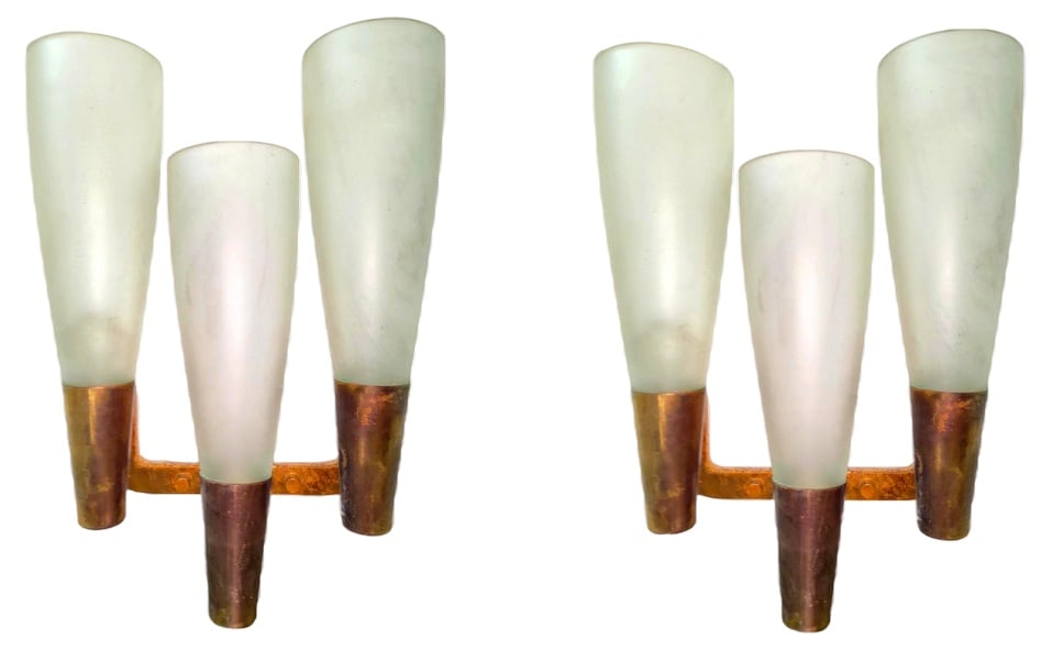 Wall Lamps by P. Chiesa for Fontana Arte, Set of 2 (1 of 8)