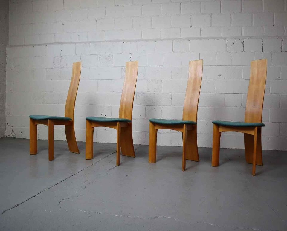 Danish Set of 4 Iris Chairs for Berghe - 2