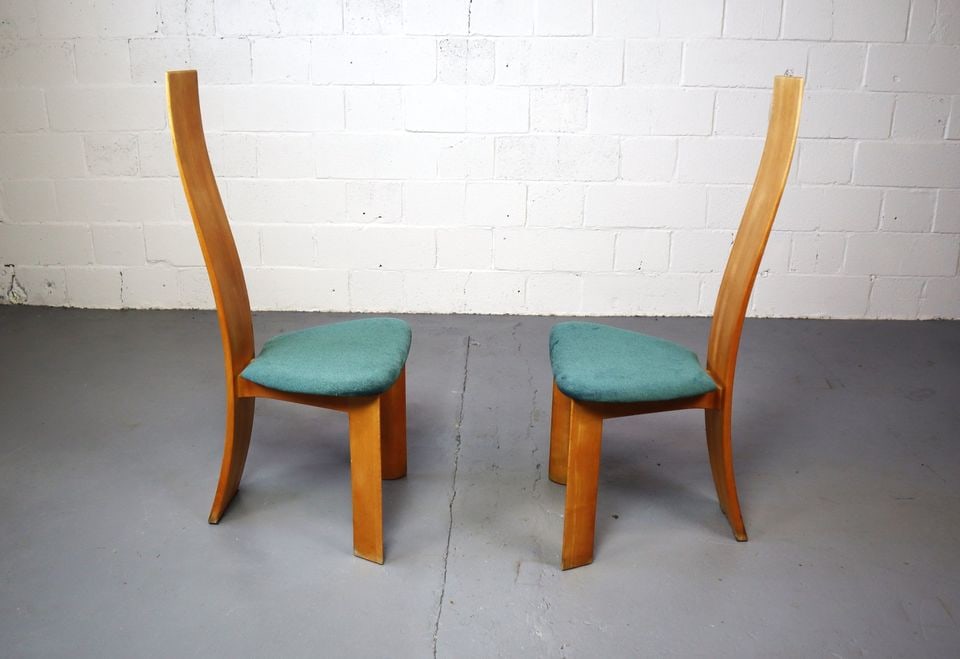 Danish Set of 4 Iris Chairs for Berghe - 6